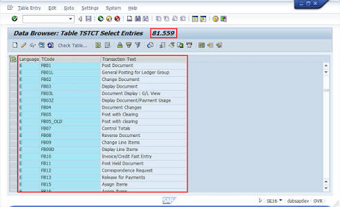 SAP T CODE DOWNLOAD