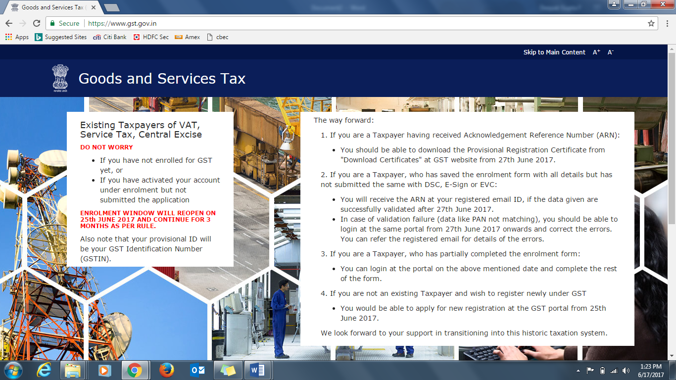 Do Not Worry If you have not enrolled for GST Yet