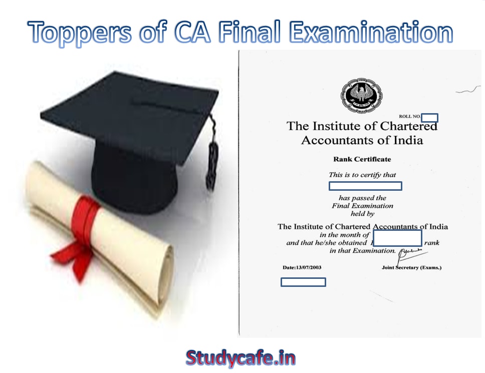 ALL India Rankers of CA Final | Toppers of CA Final May 2019