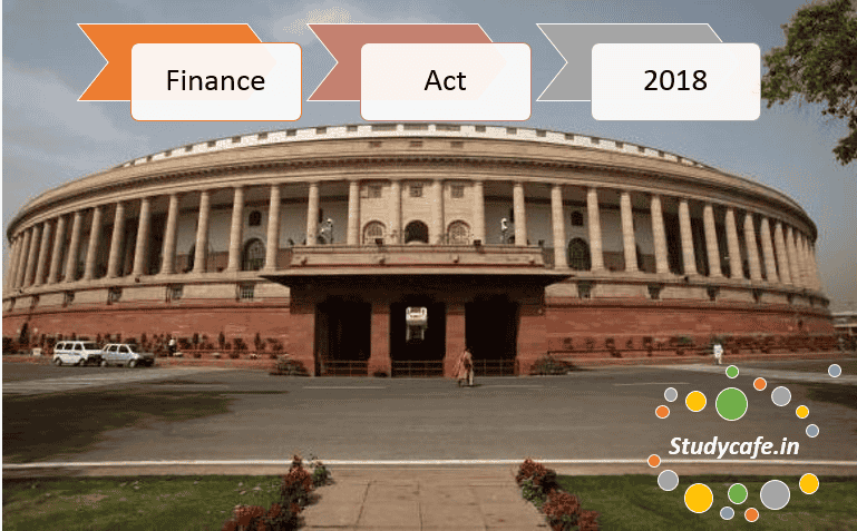 Download Finance Act 2018 Notified by Government