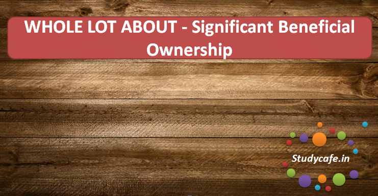 WHOLE LOT ABOUT - Significant Beneficial Ownership