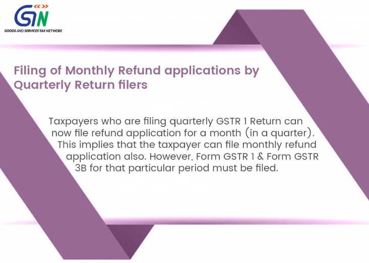 New Changes Implemented on GST Common Portal For Refund