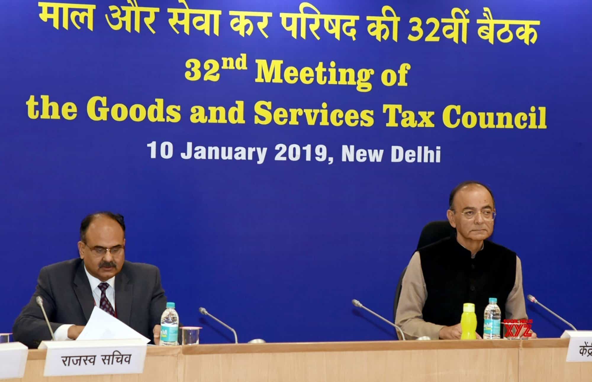 Synopsis of 32nd GST Council meeting dated 10.01.2019