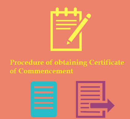 Procedure of obtaining Certificate of Commencement