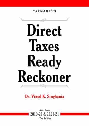 Buy Direct Taxes Ready Reckoner for A.Y. 2019-20 & 2020-21