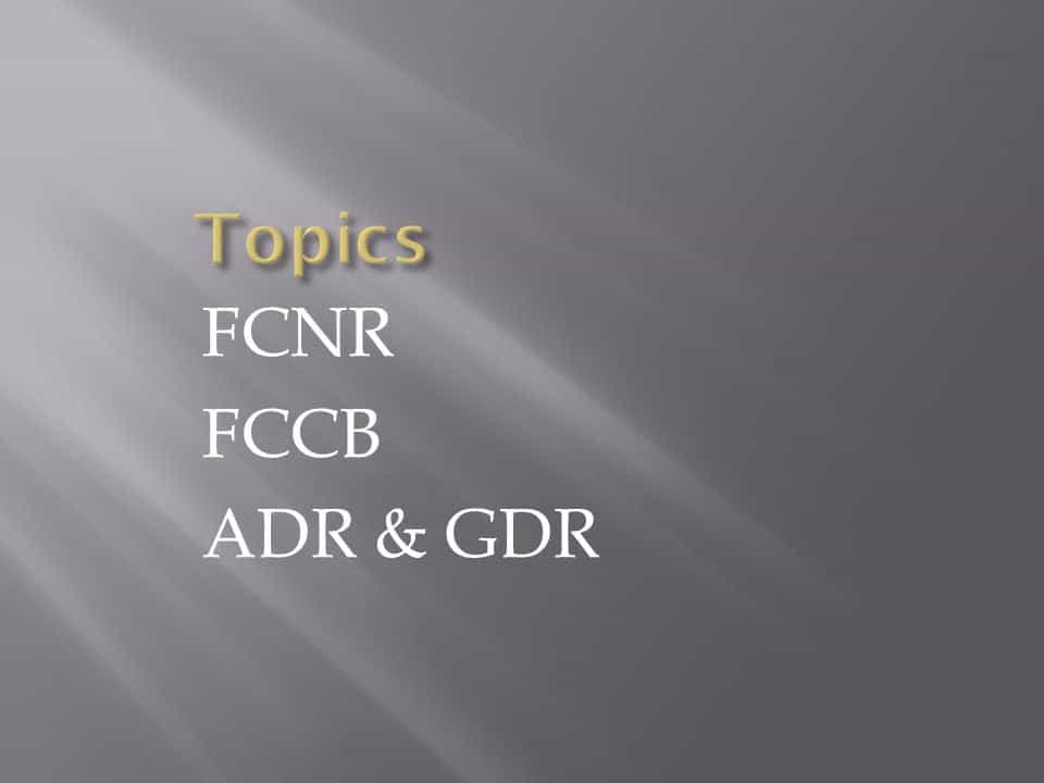 Issue of shares by Indian Companies under FCCB/ADR/GDR