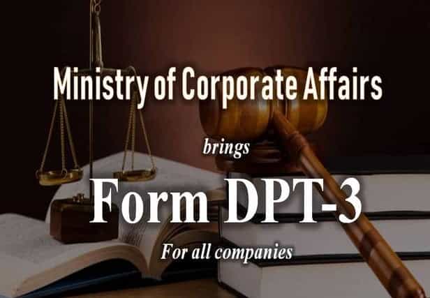 FAQ's On DPT-3 | Form DPT-3  Return of Deposits