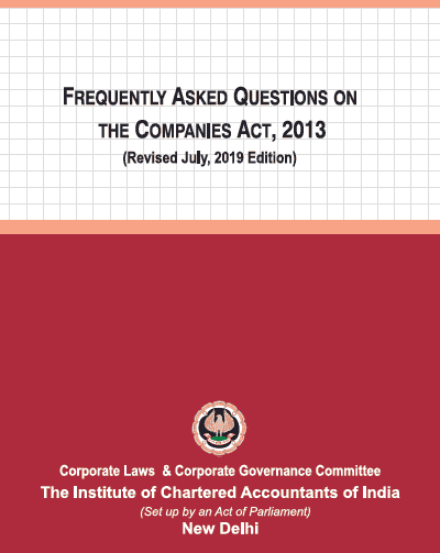 174 FAQ's on Companies Act, 2013 by ICAI