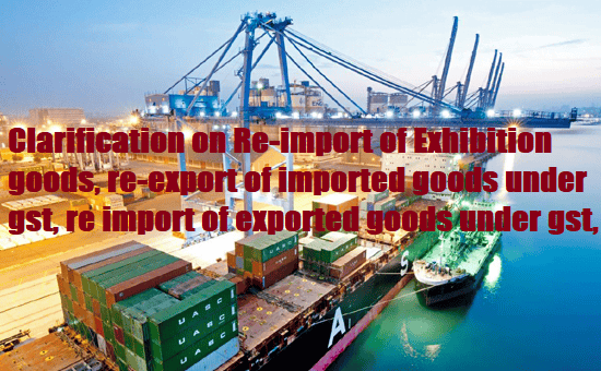 Clarification on Re-import of Exhibition goods
