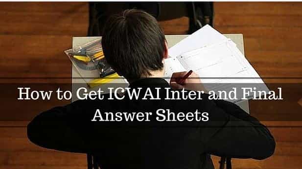 Procedure for Obtaining Certified Photocopy of Answer copies of CMA June 2019 Exam