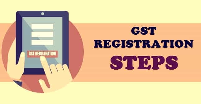STEPS FOR GST REGISTRATION