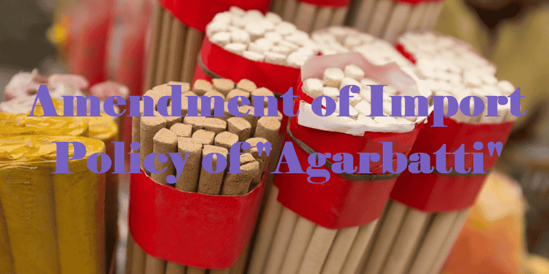 Government puts Ban on import of Agarbatti