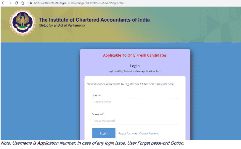 Application for Registration to Foundation Course- Discrepancy Cases