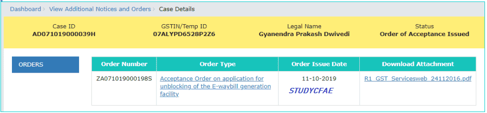 How can my EWay Bill generation facility be unblocked