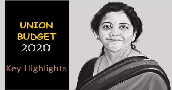 Key Highlights of Budget 2020