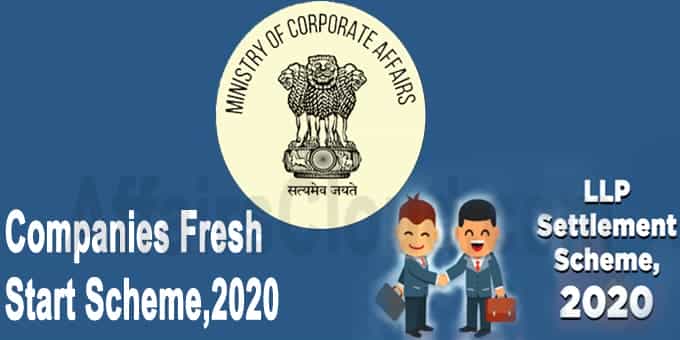 FAQ's on Company Fresh Start Scheme 2020 issued by the MCA