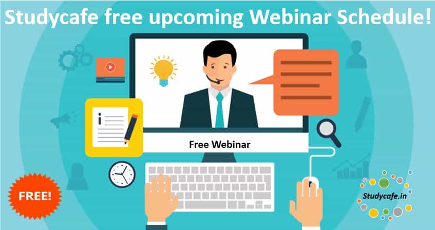 Studycafe free upcoming webinar Series! Join for Free