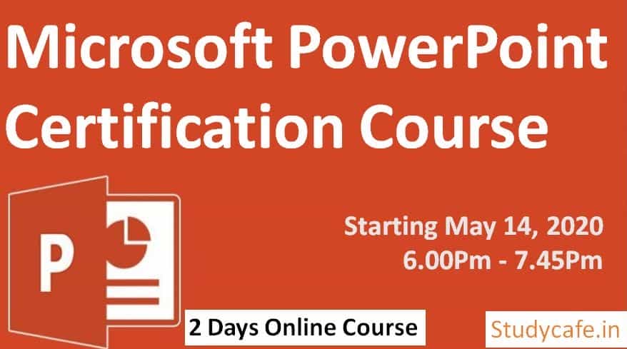 Online Microsoft Powerpoint Course by Studycafe
