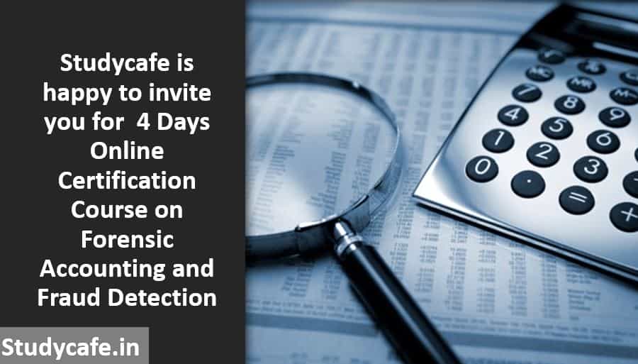 Forensic Accounting and Fraud Detection 4 Days Online Certification Course