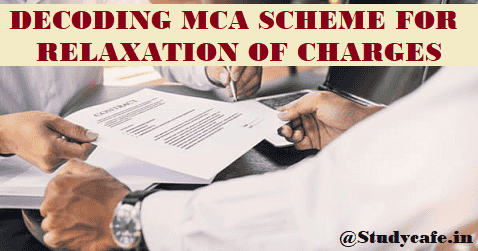 DECODING MCA SCHEME FOR RELAXATION OF CHARGES