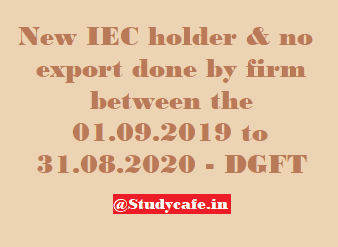 New IEC holder not eligible for MEIS - DGFT