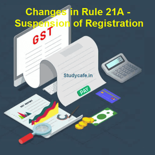 No opportunity of being heard to taxpayers for suspension of registration