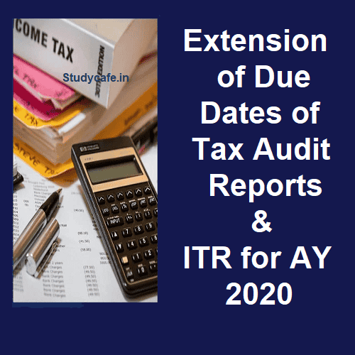 ICAI representation for Extension of Due Dates of TAR and ITR for AY 2020-21