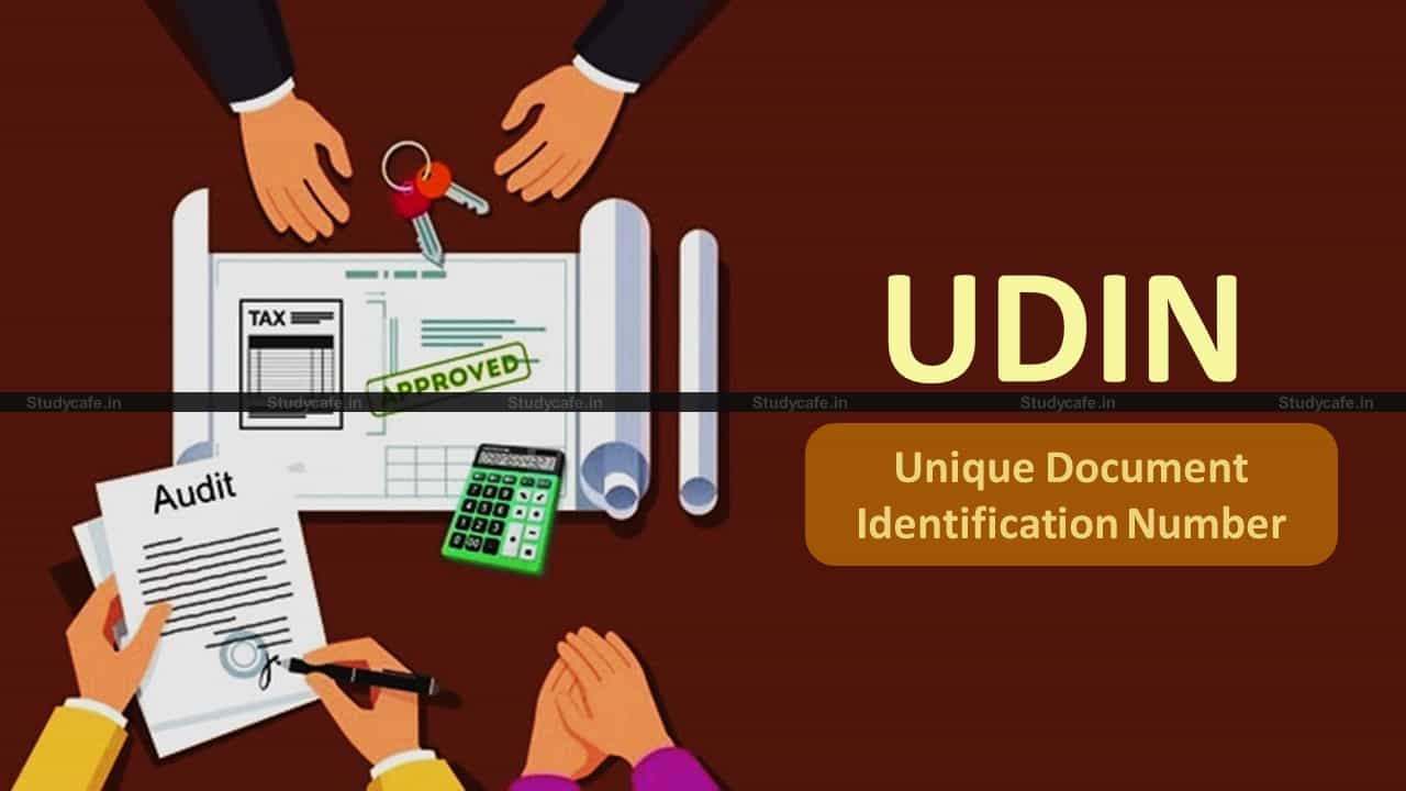 ICAI extends Condonation Scheme to regularize UDINs
