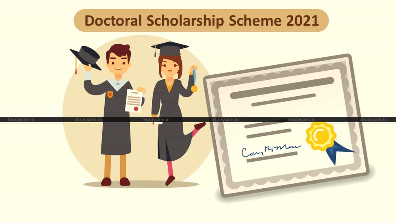ICAI announces Doctoral Scholarship Scheme 2021