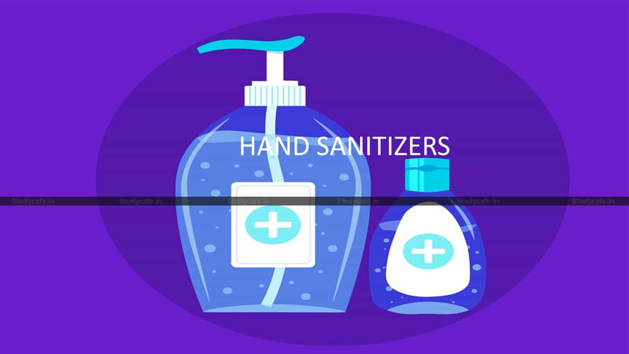 Hand sanitizers not medicaments, GST rate of 18% applicable