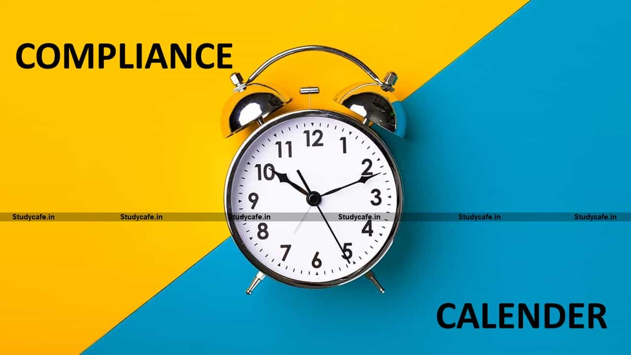 Tax Compliance Calendar March 2021