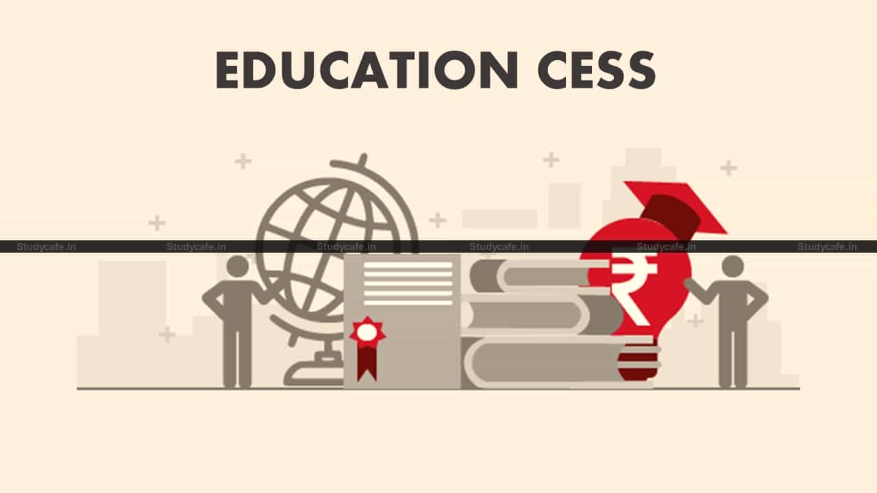 Education cess on income tax allowed as a deduction while computing the total income