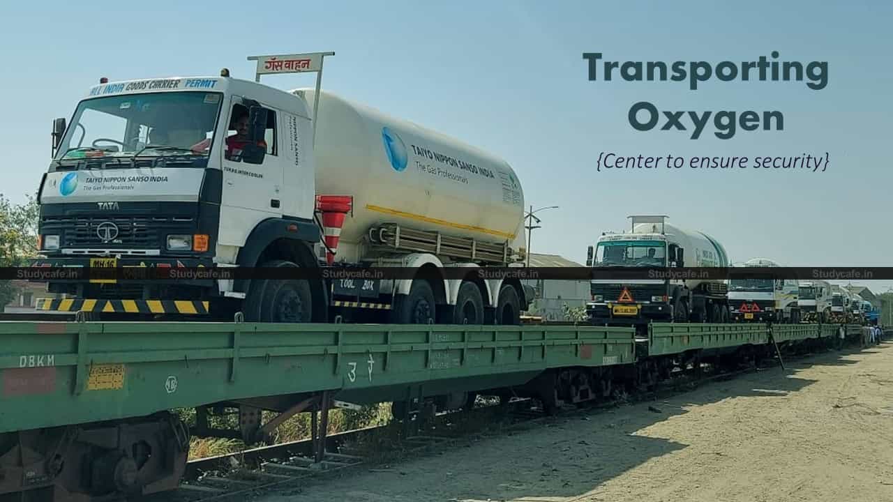 HC directs Center to ensure adequate security for lorries transporting oxygen