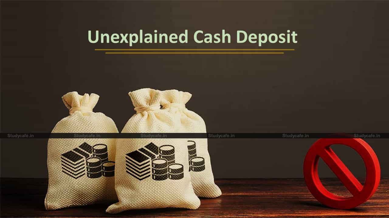 No addition on account of unexplained cash deposit if total turnover>total cash deposit