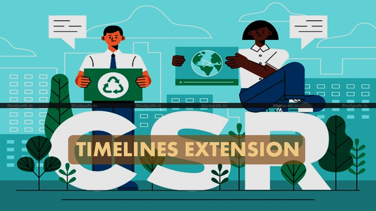 ICSI Request to MCA for extension of timelines pertaining to CSR due to COVID-19