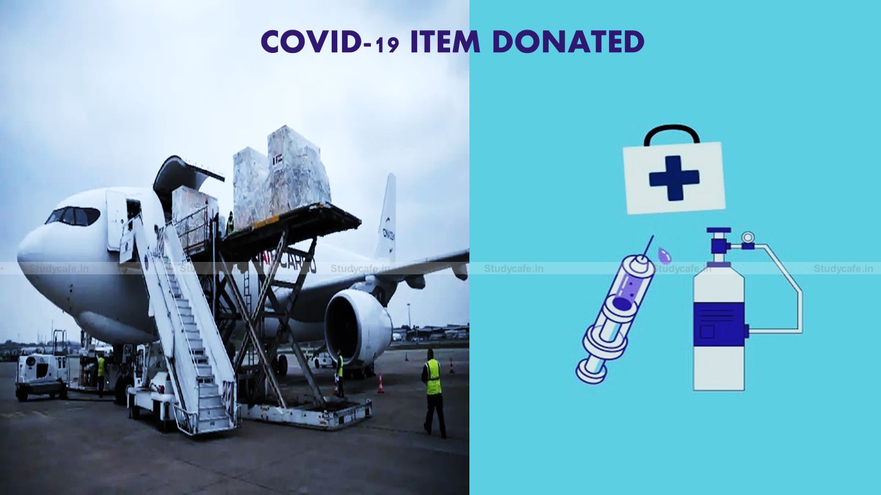 Haryana Govt allows reimbursement of GST on the donation of Covid items