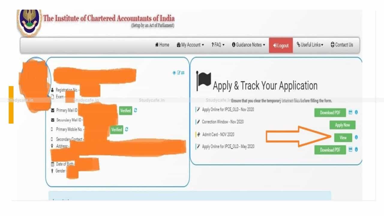 How to Download CA Admit Cards from ICAI Website