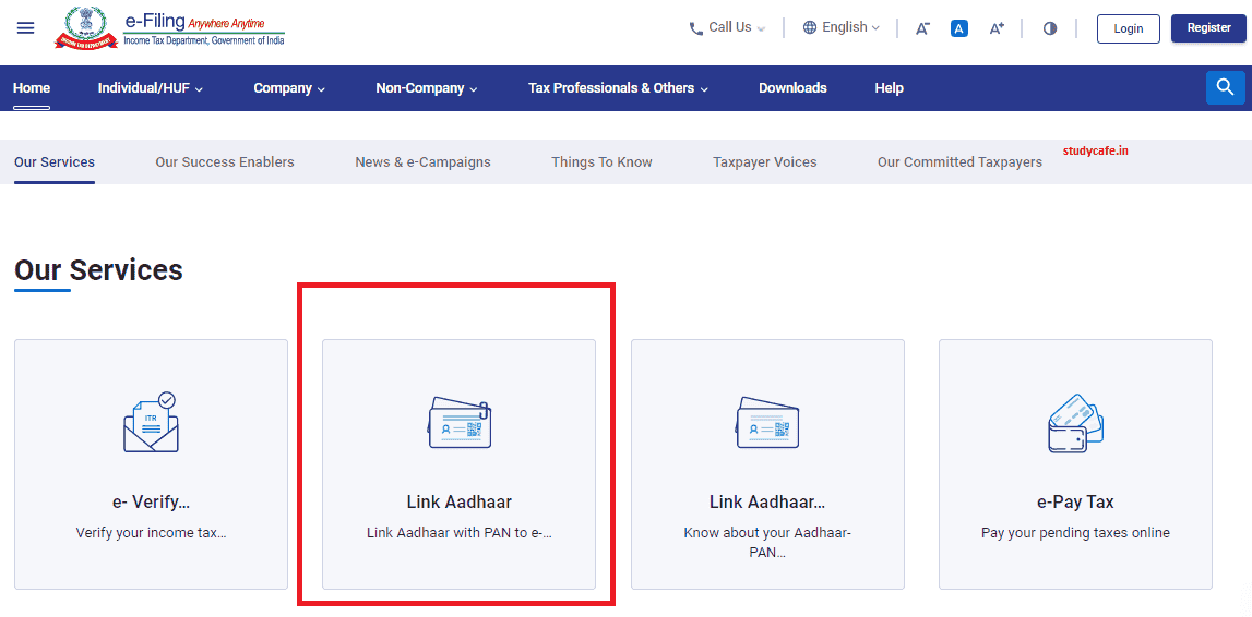 How to Link PAN & Aadhar on Income Tax Portal 2.0