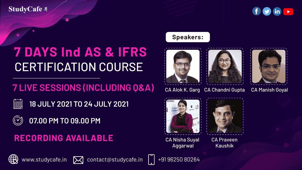 Online Certification Course on Ind AS & IFRS