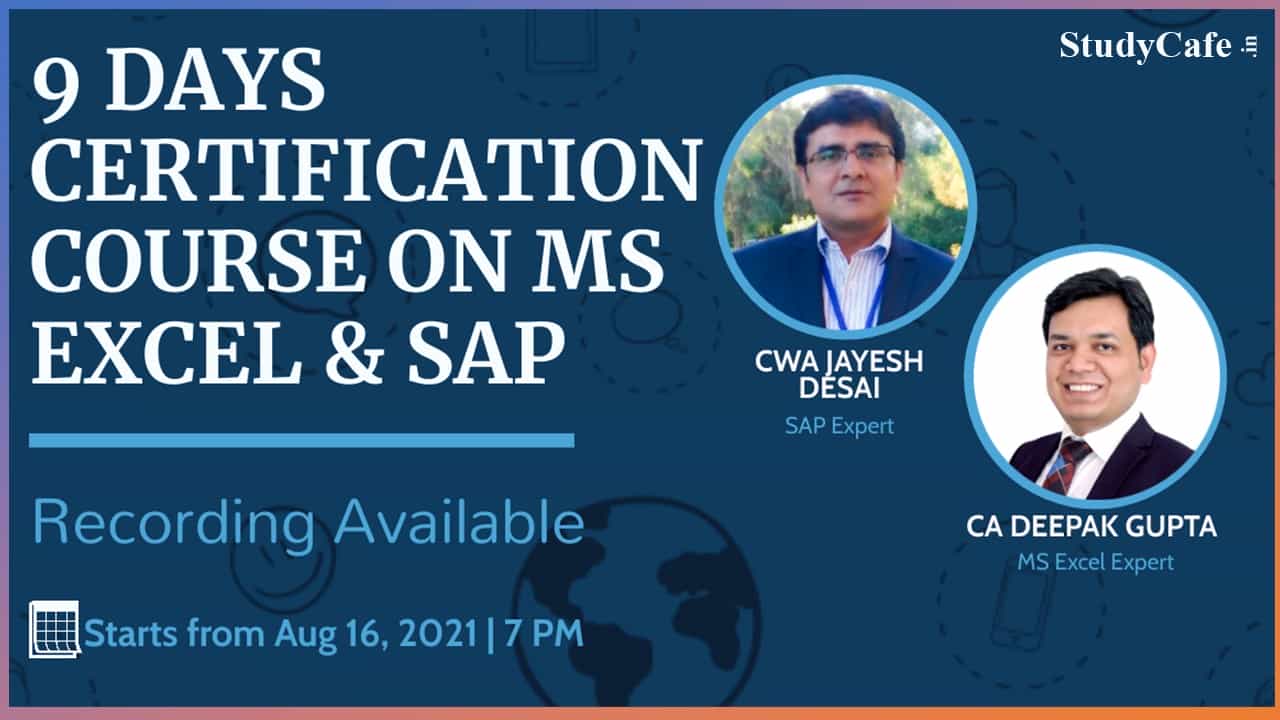 2 Days Left to Join Microsoft Excel & SAP Certificate Course