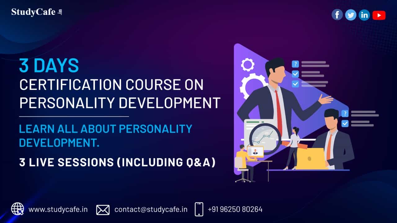 1 Day Left to Join Personality Development Certification Course