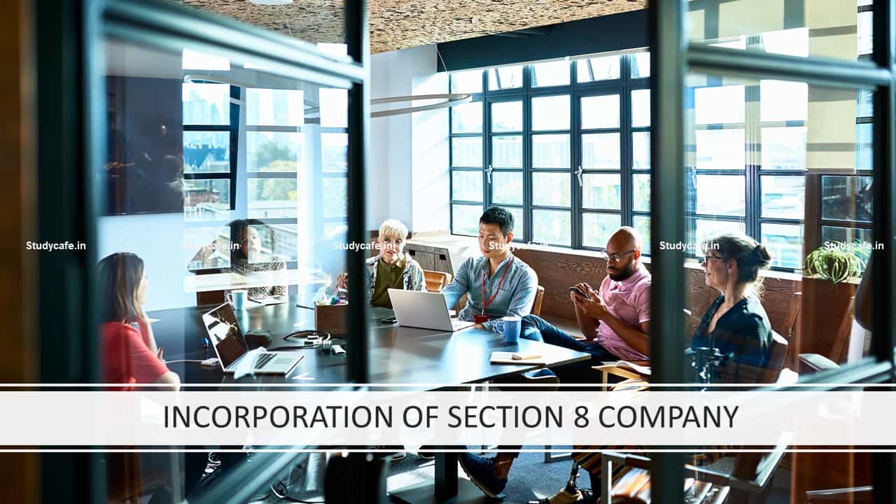 INCORPORATION OF SECTION 8 COMPANY