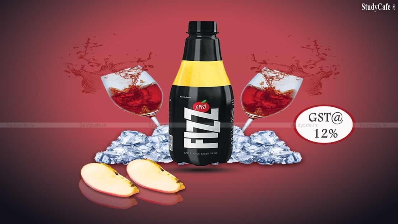 Taxability of “Appy Fizz” to be decided by Rajasthan HC