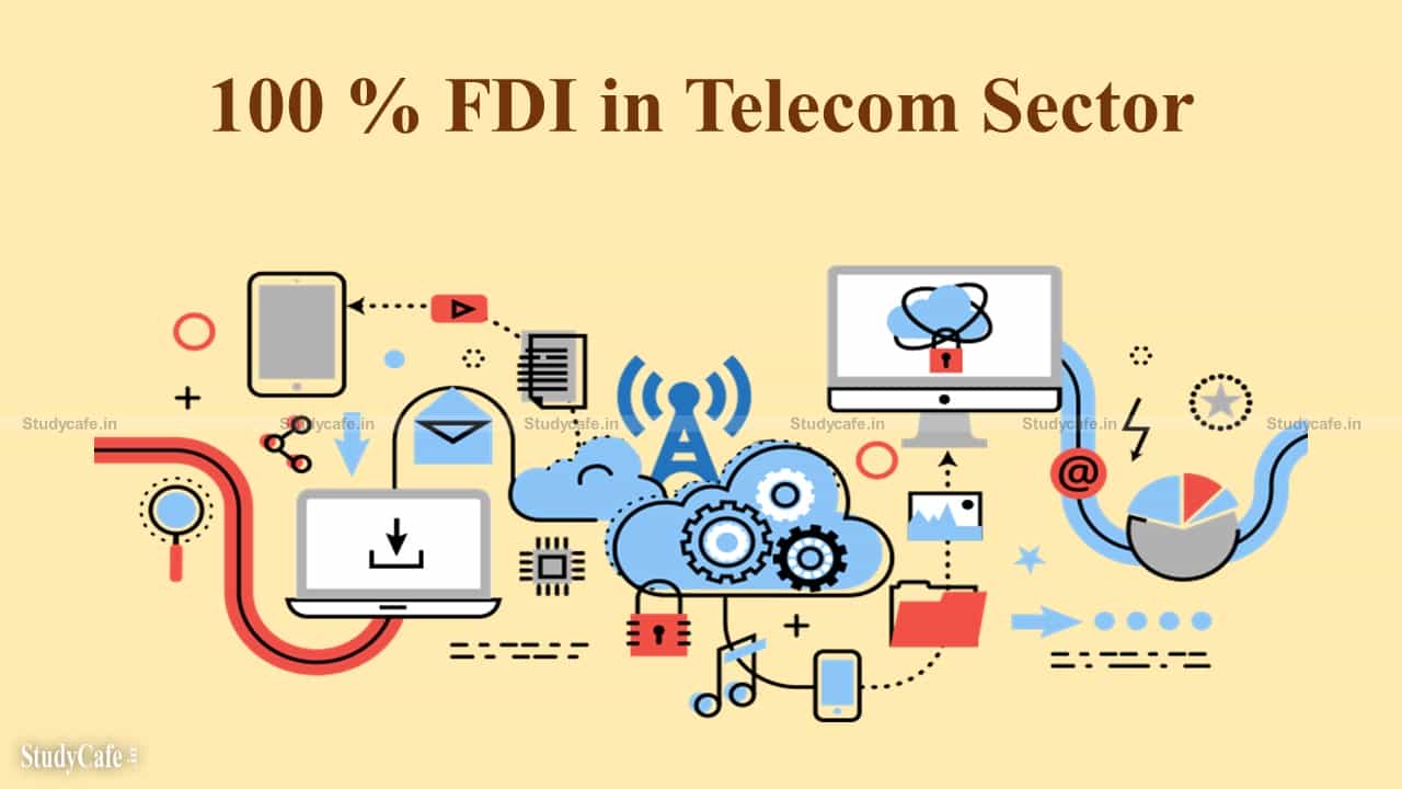 Telecom sector 100% FDI via automated route is permitted: Union Minister