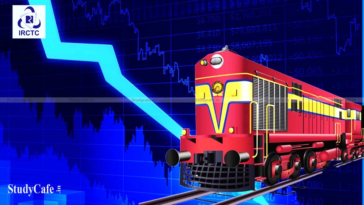 IRCTC shares plunge more than Rs.1000 after hitting Rs.1 Trillion Market Cap