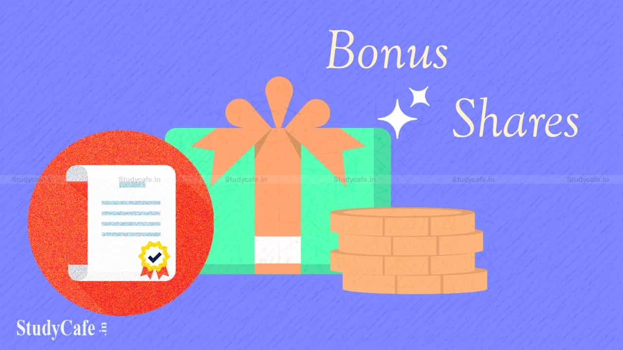 Bonus Share Issue Procedure under Companies Act