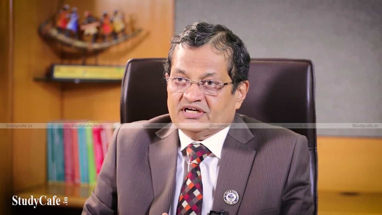 President of ICAI recommends CA students to prepare for a career as a global professional