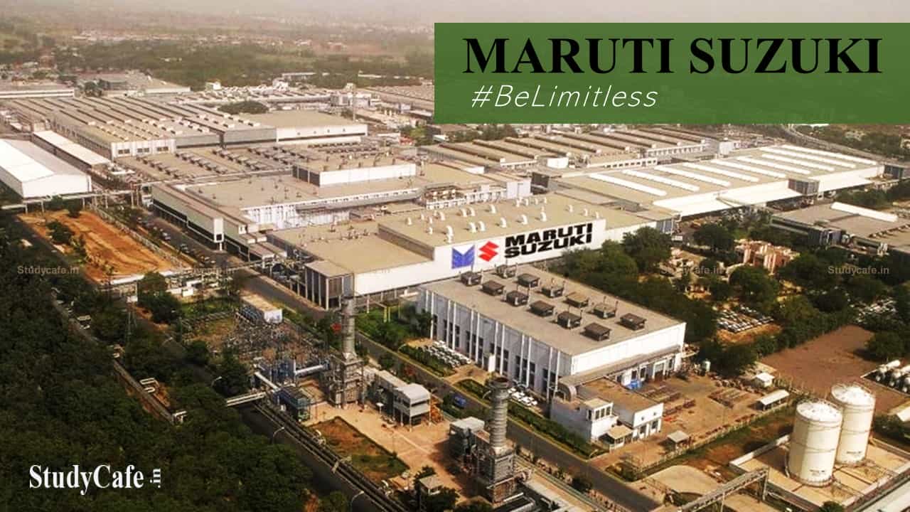 Haryana government has allotted Maruti Suzuki 900 acres in Sonipat for a third factory; Maruti Suzuki Share zooms 7%