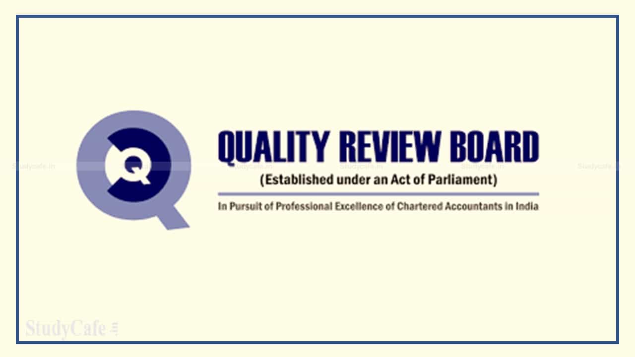 ICAI issues Quality Audit Report Review for FY 2020-21