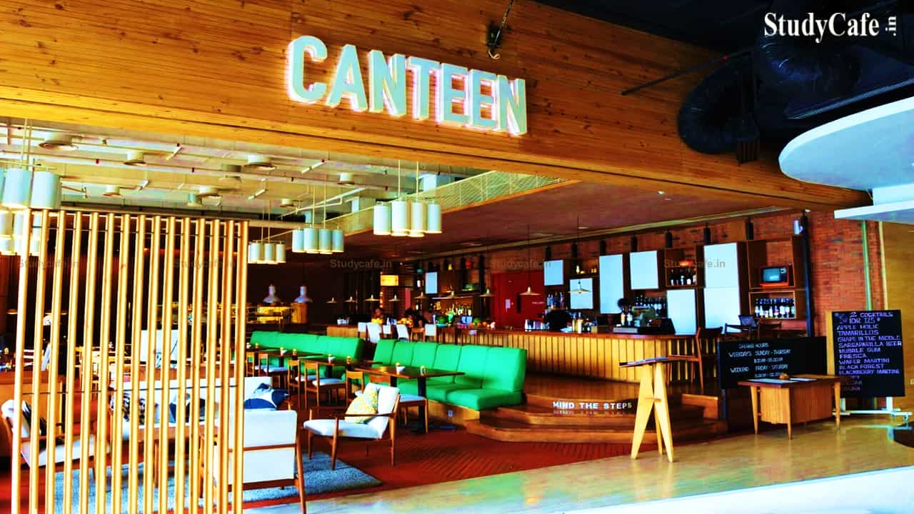 ITC is inadmissible on service charges paid for canteen operator as per Section 17(5)(b)(i) of CGST Act - AAR